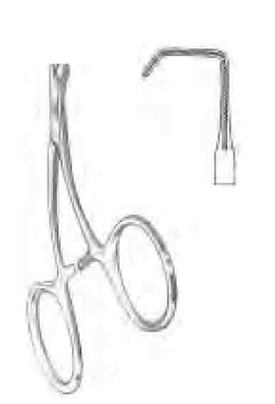 DE BAKEY-CASTANEDA TİTANYUM MİKRO VASKULER KLEMP  (B) 12 CM